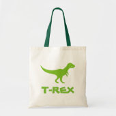 Tyrannosaurus t rex canvas tas voor schoolboeken v (Voorkant)