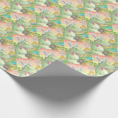 TYRANNOSAURUS T REX, DINO EASTER WRAPPINGSPAPIER CADEAUPAPIER (Hoek)