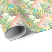 TYRANNOSAURUS T REX, DINO EASTER WRAPPINGSPAPIER CADEAUPAPIER (Rol Hoek)