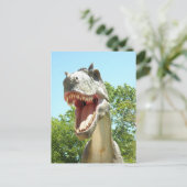 Tyrannosaurus T-Rex Dinosaur Briefkaart (Staand voorkant)