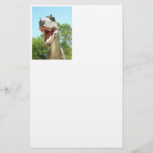 Tyrannosaurus T-Rex Dinosaur Briefpapier (Voorkant)