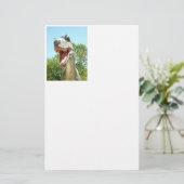 Tyrannosaurus T-Rex Dinosaur Briefpapier (Staand voorkant)