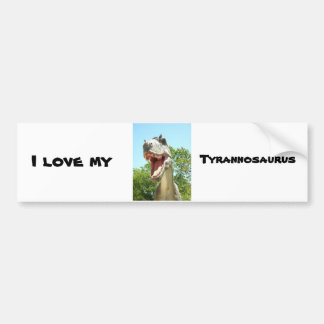 Tyrannosaurus T-Rex Dinosaur Bumpersticker