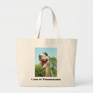 Tyrannosaurus T-Rex Dinosaur Grote Tote Bag