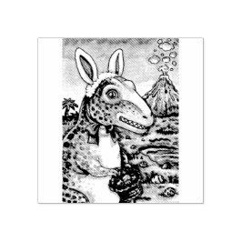 TYRANNOSAURUS T-REX, PAASDINOSAURUS RUBBER STEMPEL