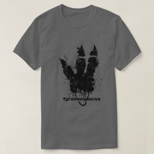 Tyrannosaurus track t-shirt (Design voorkant)