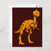 Tyrannosaurus trickbehandelus briefkaart (Voorkant / Achterkant)