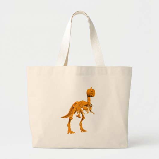 Tyrannosaurus trickbehandelus grote tote bag (Voorkant)