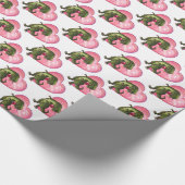 Tyrannosaurus Valentijnsdag Cadeaupapier (Hoek)