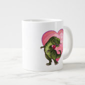 Tyrannosaurus Valentijnsdag Grote Koffiekop (Voorkant rechts)