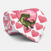 Tyrannosaurus Valentijnsdag Stropdas (Opgerold)