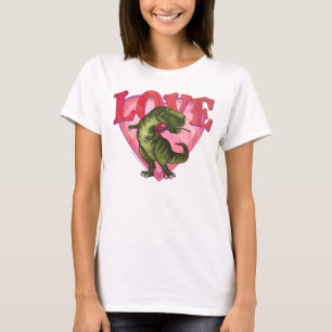 Tyrannosaurus Valentijnsdag T-shirt