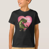 Tyrannosaurus Valentijnsdag T-shirt (Voorkant)