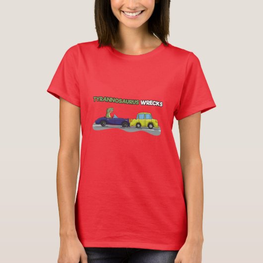Tyrannosaurus Wrecks T-shirt (Voorkant)
