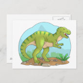 tyrannosaurussen briefkaart (Voorkant / Achterkant)