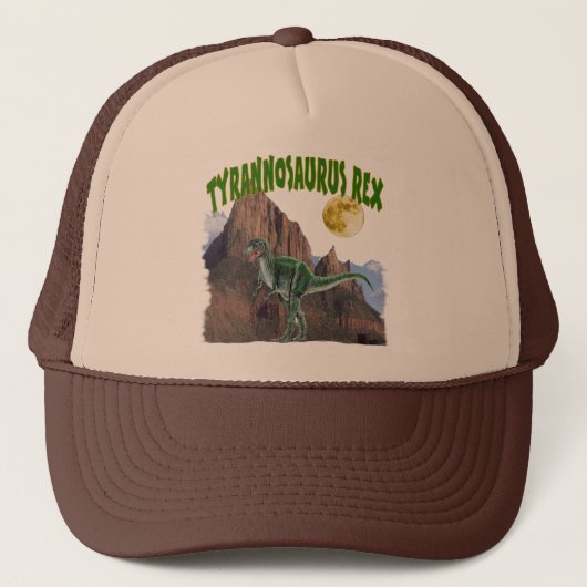 Tyrannosurus Rex Trucker Pet (Voorkant)