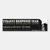 Tyranny Response Team Bumpersticker (Voorkant)