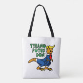 Tyrano POTUS Don™ Canvas tas (Achterkant)