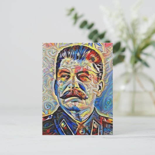 Tyrant-serie #2: Nightmare Stalin Briefkaart (Staand voorkant)