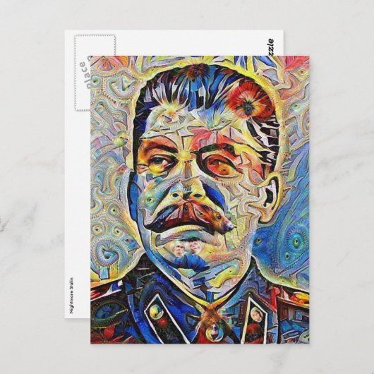 Tyrant-serie #2: Nightmare Stalin Briefkaart (Voorkant / Achterkant)