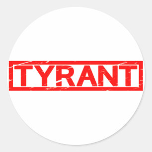 Tyrant Stamp Ronde Sticker