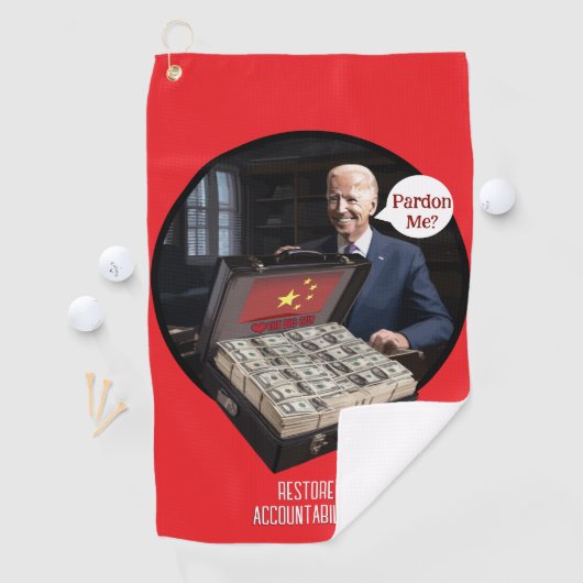 TyrantWear: Pardon? Golfhanddoek (Insitu)