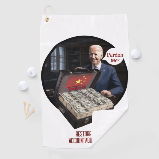 TyrantWear: Pardon? Golfhanddoek (Insitu)