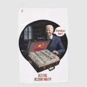 TyrantWear: Pardon? Golfhanddoek (Voorkant)