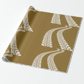 Tyre Tracks Cadeaupapier (Uitgerold)