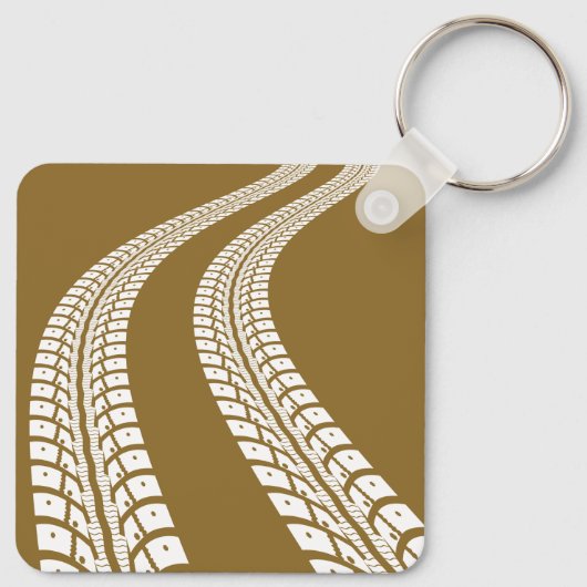 Tyre Tracks Sleutelhanger (Achterkant)