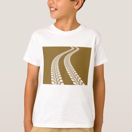 Tyre Tracks T-shirt (Voorkant)
