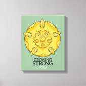 Tyrell Sigil - Groeiend Sterk Canvas Afdruk (Voorkant)