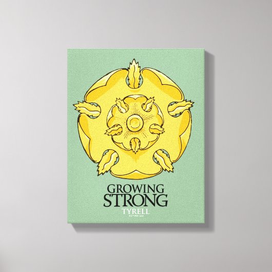 Tyrell Sigil - Groeiend Sterk Canvas Afdruk (Voorkant)