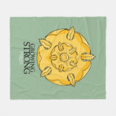 Tyrell Sigil - Groeiend Sterk Fleece Deken (Voorkant (Horizontaal))