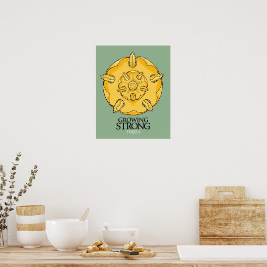 Tyrell Sigil - Groeiend Sterk Poster (Keuken)