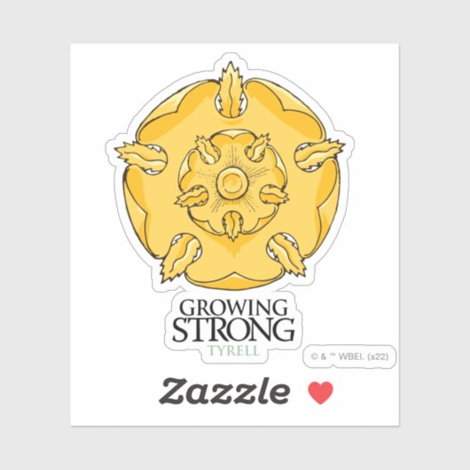 Tyrell Sigil - Groeiend Sterk Sticker (Vel)