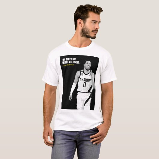 Tyrese Halliburton quotes T-Shirt (Voorkant volledig)