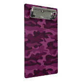 Tyrian Paars Eenkleurig Camo Mini Klembord (Schuin)