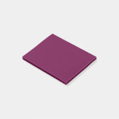 Tyrian Paars Solid Color Post-it® Notes (Schuin)