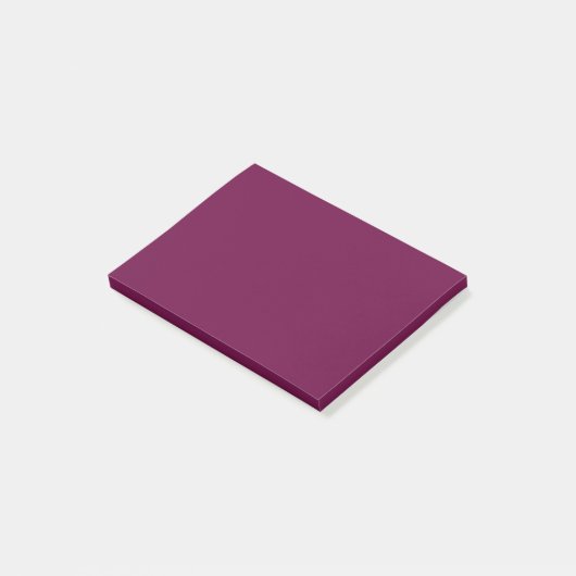 Tyrian Paars Solid Color Post-it® Notes (Schuin)