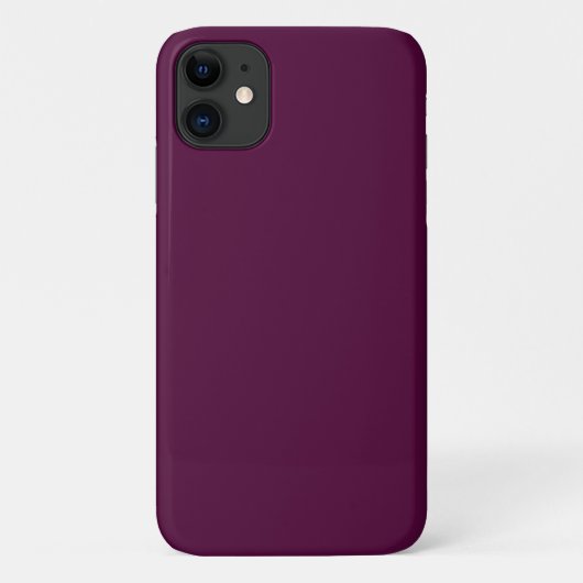 Tyrian Paarse effen effen effen kleur Case-Mate iPhone Case (Achterkant)