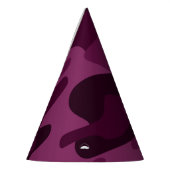 Tyrian Paarse Monocolor Camo Feesthoedjes (Links)