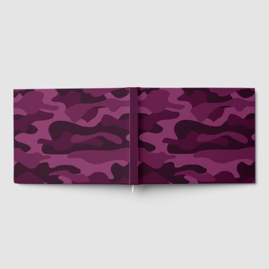 Tyrian Paarse Monocolor Camo Gastenboek (Volledig)
