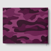 Tyrian Paarse Monocolor Camo Gastenboek (Achterkant)