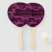 Tyrian Paarse Monocolor Camo Handwaaier (Voorkant en achterkant)