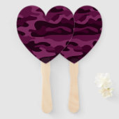 Tyrian Paarse Monocolor Camo Handwaaier (Voorkant en achterkant)