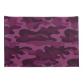 Tyrian Paarse Monocolor Camo Kussensloop (Achterkant-Rechts)