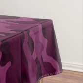 Tyrian Paarse Monocolor Camo Tafelkleed (Voorbeeld)