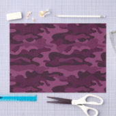 Tyrian Paarse Monocolor Camo Tissuepapier (Craft)