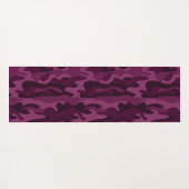 Tyrian Paarse Monocolor Camo Yogamat (Achterkant (horizontaal))